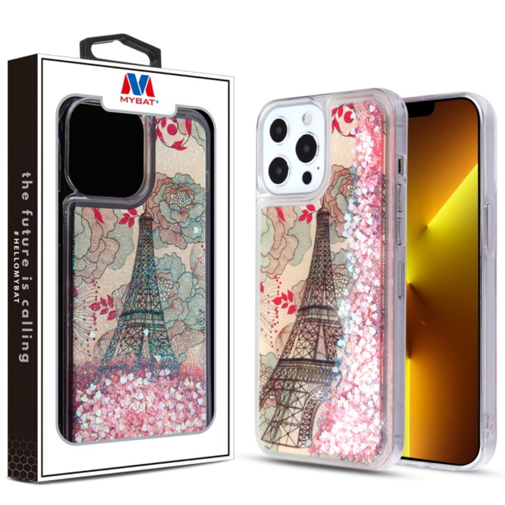 Pink Glitter Eiffel Tower Phone Case/ for iPhone 11 Pro Max